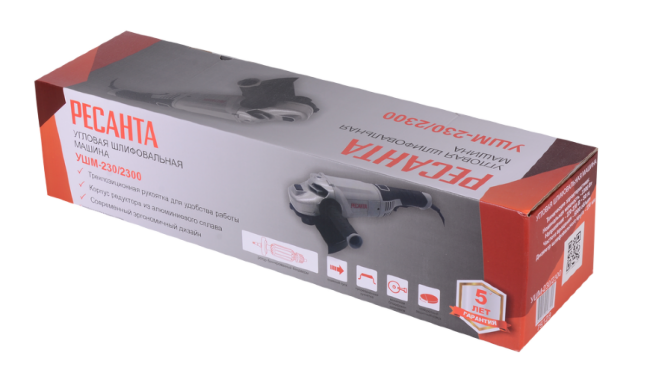 Углошлифовальная машина УШМ-230/2300 Ресанта в Ижевске Углошлифовальная машина УШМ-230/2300 Ресанта в Ижевске