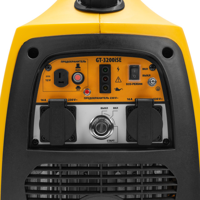 Генератор инверторный GT-3200iSE, 3.2 кВт, 230 В, бак 6 л, закрытый корпус, электростартер Denzel в Ижевске
