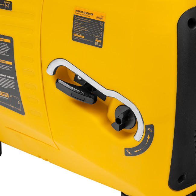 Генератор инверторный GT-3200iSE, 3.2 кВт, 230 В, бак 6 л, закрытый корпус, электростартер Denzel в Ижевске