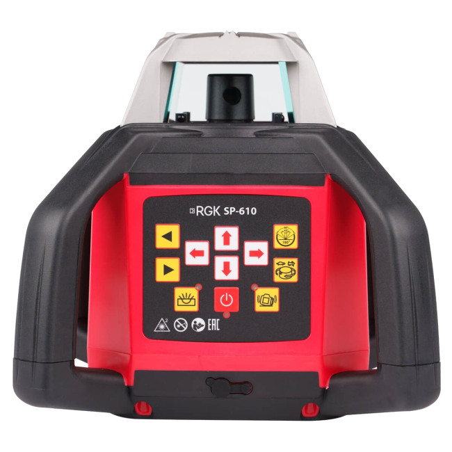 Комплект: ротационный нивелир RGK SP-610 + штатив RGK SH-170 рейка RGK LR-2 в Ижевске