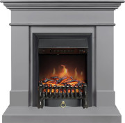 Каминокомплект California STD CRM (Разборный) - Санд грей с очагом Fobos FX Black