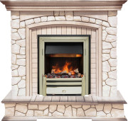 Каминокомплект Preston - Белый/Слоновая кость с патиной с очагом Cavendish Каминокомплект Preston - Белый/Слоновая кость с патиной с очагом Cavendish