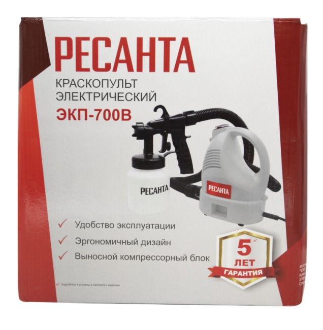 Краскопульт электрический Ресанта ЭКП-700В в Ижевске Краскопульт электрический Ресанта ЭКП-700В в Ижевске