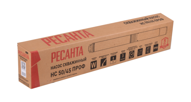 Скважинный насос Ресанта НС 50/45 (d.75 mm, кабель 20 м) в Ижевске Скважинный насос Ресанта НС 50/45 (d.75 mm, кабель 20 м) в Ижевске