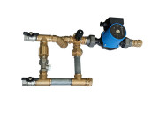 Смесительные узлы для водяных калориферов с байпасом и без гибких подводок