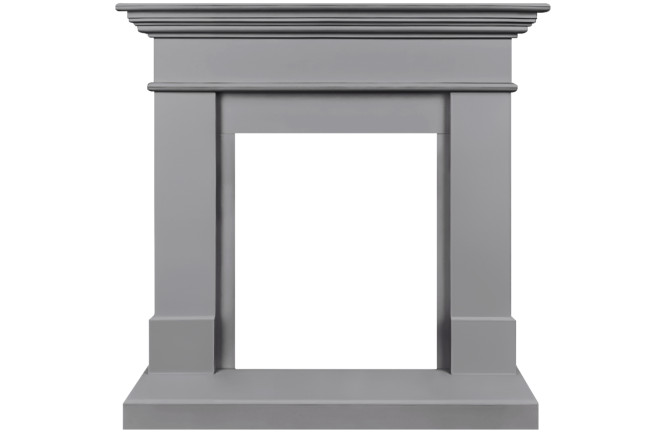 Каминокомплект California STD CRM (Разборный) - Санд грей с очагом Fobos FX Brass в Ижевске