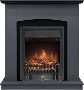 Каминокомплект Barcelona SFT (Разборный) - Серый графит с очагом Fobos FX Black Каминокомплект Barcelona SFT (Разборный) - Серый графит с очагом Fobos FX Black