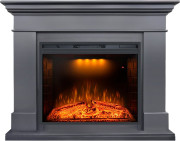 Каминокомплект California - Серый графит с очагом Emerald 28
