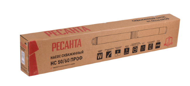 Скважинный насос Ресанта НС 50/60 (d.75 mm, кабель 35 м) в Ижевске Скважинный насос Ресанта НС 50/60 (d.75 mm, кабель 35 м) в Ижевске