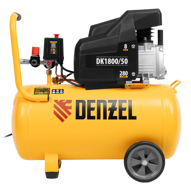 Компрессор воздушный DK1800/50, Х-PRO 1.8 кВт, 280л/мин, 50л Denzel в Ижевске