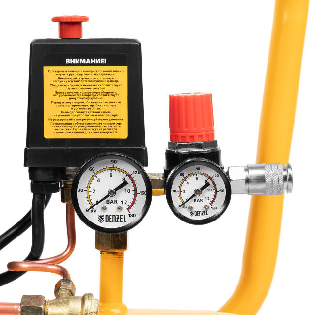 Компрессор воздушный DK1800/50, Х-PRO 1.8 кВт, 280л/мин, 50л Denzel в Ижевске