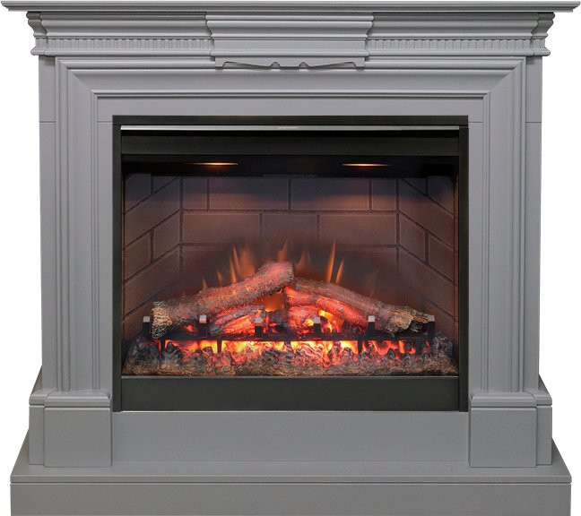 Каминокомплект Chelsea - Grey с очагом Symphony 26'' DF2608-INT в Ижевске