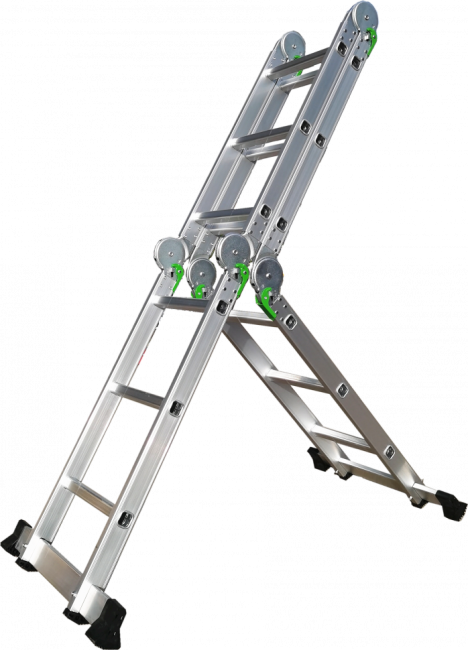 Лестница трансформер алюминиевая 4x3 TM-503 ПРОФФ в Ижевске