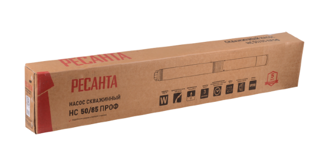 Скважинный насос Ресанта НС 50/85 Проф (d.75 mm, кабель 50 м) в Ижевске Скважинный насос Ресанта НС 50/85 Проф (d.75 mm, кабель 50 м) в Ижевске