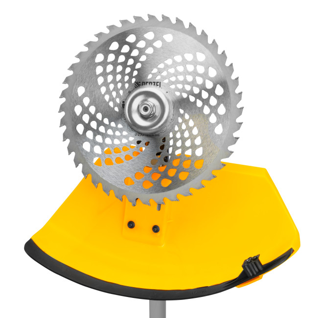 Триммер бензиновый DT-52E, 52 см3, неразъемная штанга, электростартер, состоит из 2 частей Denzel в Ижевске