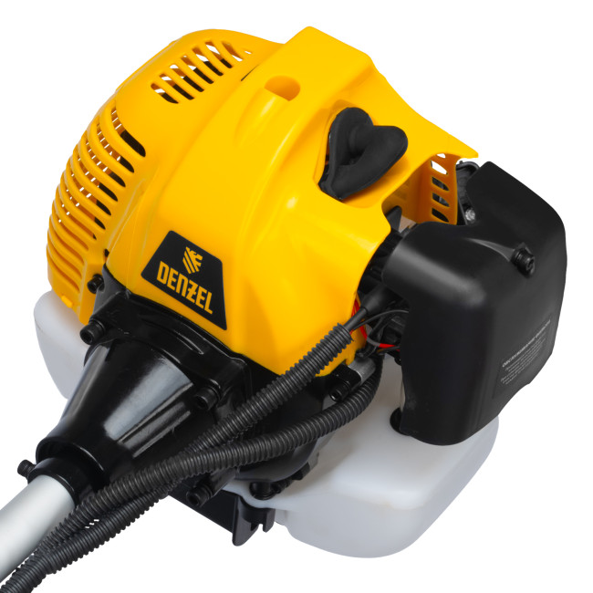 Триммер бензиновый DT-52E, 52 см3, неразъемная штанга, электростартер, состоит из 2 частей Denzel в Ижевске