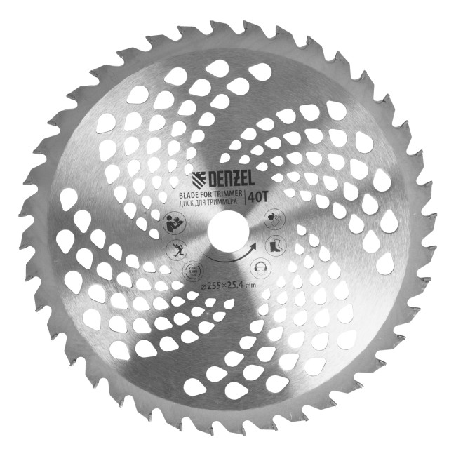 Триммер бензиновый DT-52E, 52 см3, неразъемная штанга, электростартер, состоит из 2 частей Denzel в Ижевске