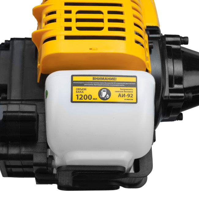 Триммер бензиновый DT-52E, 52 см3, неразъемная штанга, электростартер, состоит из 2 частей Denzel в Ижевске