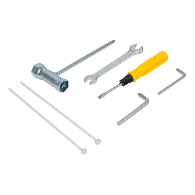 Триммер бензиновый DT-52E, 52 см3, неразъемная штанга, электростартер, состоит из 2 частей Denzel в Ижевске