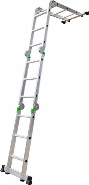Лестница трансформер алюминиевая 4x4 TM-504 ПРОФФ в Ижевске