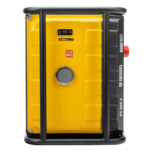 Генератор бензиновый PS 80 E-3, 6.6 кВт, 400 В, 25 л, электростартер Denzel в Ижевске