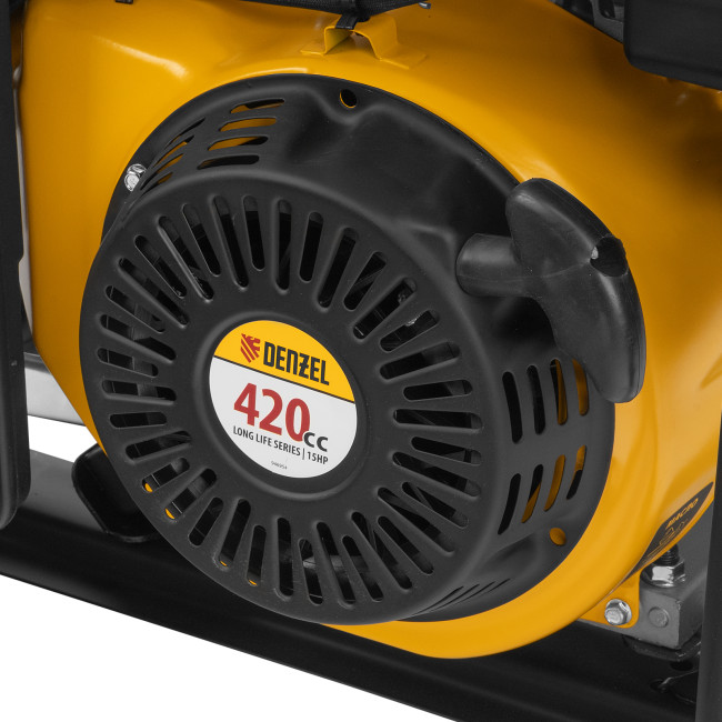 Генератор бензиновый PS 80 E-3, 6.6 кВт, 400 В, 25 л, электростартер Denzel в Ижевске