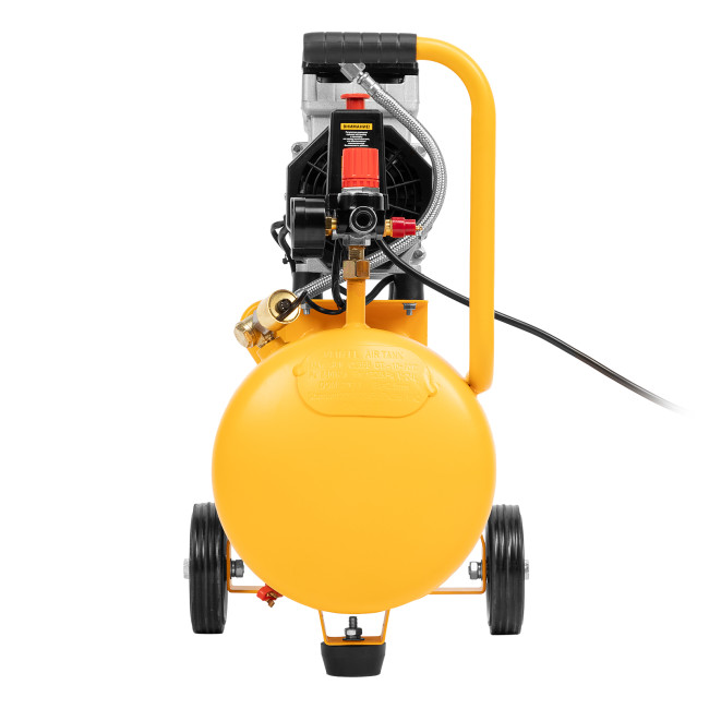 Компрессор DLS950/24 безмаслянный малошумный 950 Вт, 165 л/мин, ресивер 24 л Denzel в Ижевске