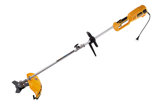 Триммер электрический TE-1220, 1200 Вт, 380 мм, катушка, диск, разборная штанга Denzel в Ижевске