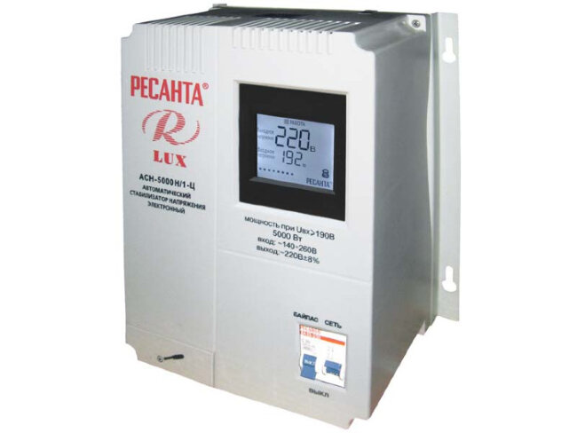 Стабилизатор напряжения серии LUX РЕСАНТА АСН-5000Н/1-Ц в Ижевске