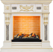 Каминокомплект Corsica - Белый шоколад с очагом Cassette 600 LNH-INT (с дровами) Каминокомплект Corsica - Белый шоколад с очагом Cassette 600 LNH-INT (с дровами)