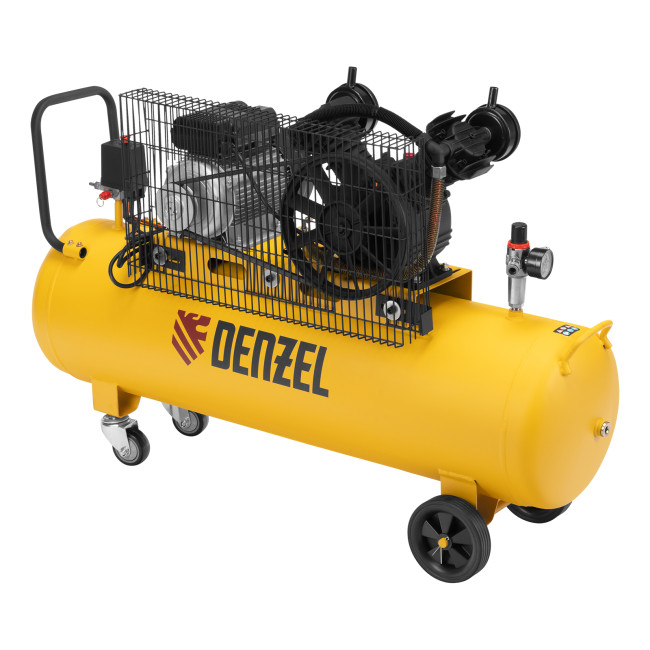 Компрессор воздушный BCV2300/100, ременный привод, 2.3 кВт, 100 литров, 440 л/мин Denzel в Ижевске