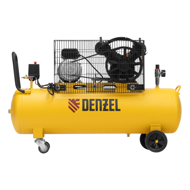 Компрессор воздушный BCV2300/100, ременный привод, 2.3 кВт, 100 литров, 440 л/мин Denzel в Ижевске