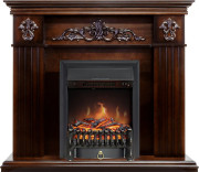 Каминокомплект Provence - Коньяк с очагом Fobos FX Black Каминокомплект Provence - Коньяк с очагом Fobos FX Black