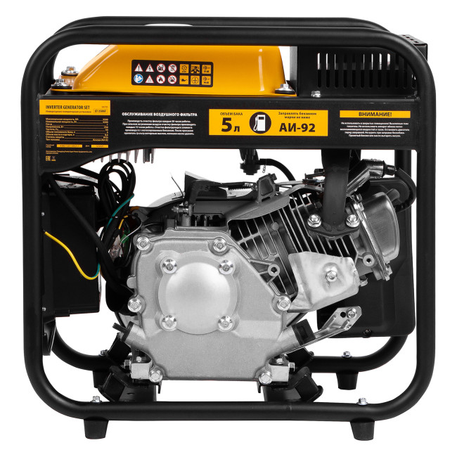 Генератор инверторный GT-3500iF, 3.5 кВт, 230 В, бак 5 л, открытый корпус, ручной старт Denzel в Ижевске Генератор инверторный GT-3500iF, 3.5 кВт, 230 В, бак 5 л, открытый корпус, ручной старт Denzel в Ижевске