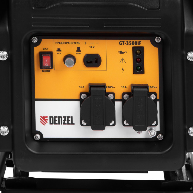 Генератор инверторный GT-3500iF, 3.5 кВт, 230 В, бак 5 л, открытый корпус, ручной старт Denzel в Ижевске Генератор инверторный GT-3500iF, 3.5 кВт, 230 В, бак 5 л, открытый корпус, ручной старт Denzel в Ижевске