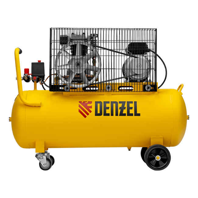 Компрессор воздушный BCI2300/100, ременный привод, 2.3 кВт, 100 литров, 400 л/мин Denzel в Ижевске
