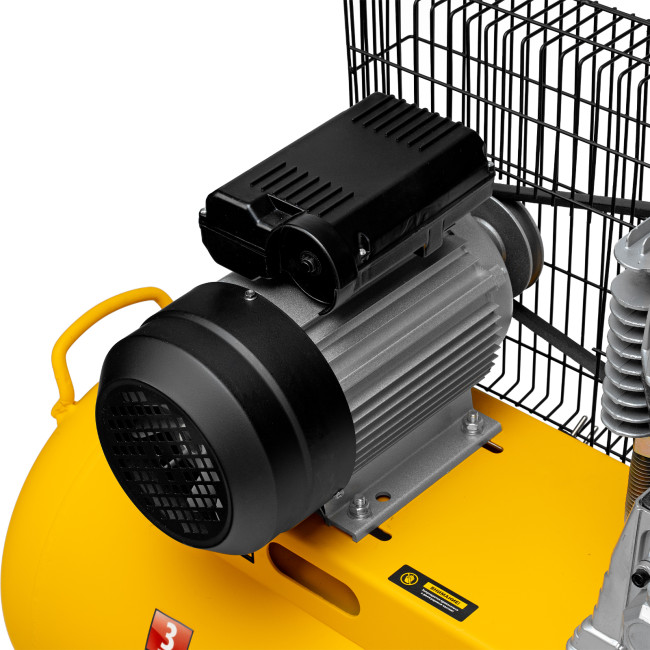 Компрессор воздушный BCI2300/100, ременный привод, 2.3 кВт, 100 литров, 400 л/мин Denzel в Ижевске