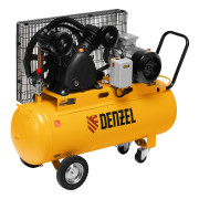 Компрессор воздушный рем. привод BCV 4000-T/100, 4,0 кВт, 100 литров, 690 л/мин Denzel Компрессор воздушный рем. привод BCV 4000-T/100, 4,0 кВт, 100 литров, 690 л/мин Denzel