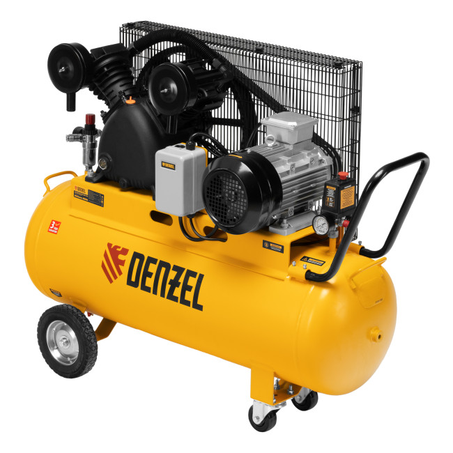 Компрессор воздушный рем. привод BCV 4000-T/100, 4,0 кВт, 100 литров, 690 л/мин Denzel в Ижевске