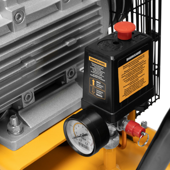 Компрессор воздушный рем. привод BCV 4000-T/100, 4,0 кВт, 100 литров, 690 л/мин Denzel в Ижевске