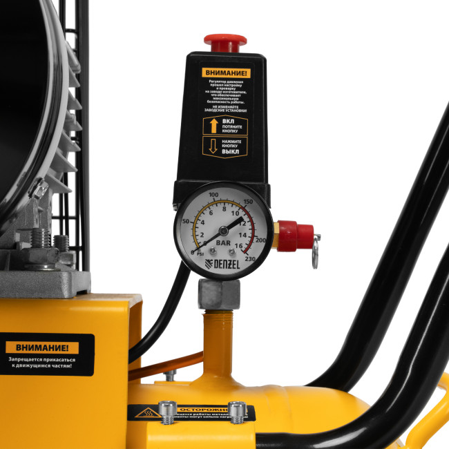 Компрессор воздушный рем. привод BCV 4000-T/100, 4,0 кВт, 100 литров, 690 л/мин Denzel в Ижевске