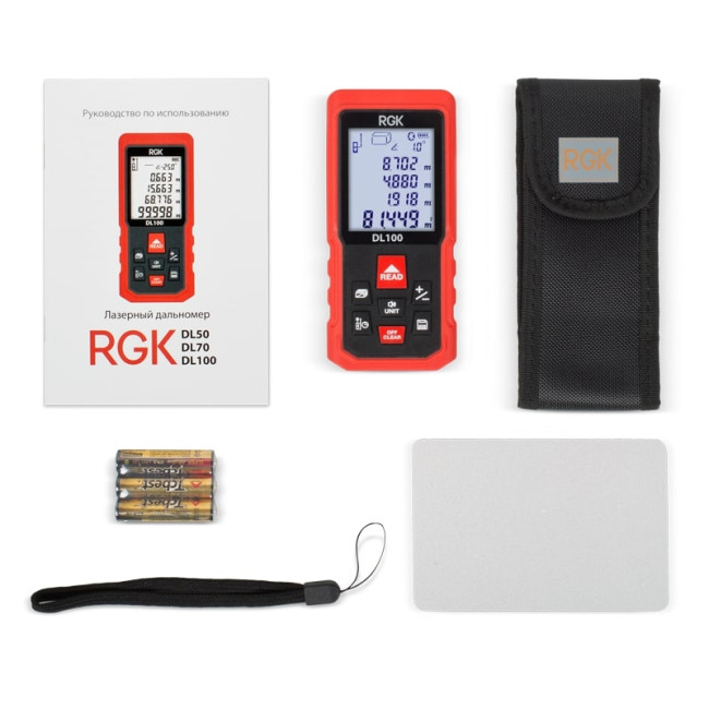 Лазерный дальномер RGK DL100 (с поверкой) в Ижевске