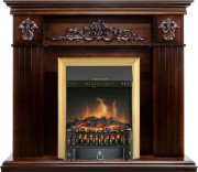 Каминокомплект Provence - Коньяк с очагом Fobos FX Brass Каминокомплект Provence - Коньяк с очагом Fobos FX Brass