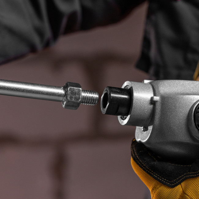 Миксер строительный EM-1-1600, 1600 Вт, 180-460/300-750 об/мин Denzel в Ижевске Миксер строительный EM-1-1600, 1600 Вт, 180-460/300-750 об/мин Denzel в Ижевске