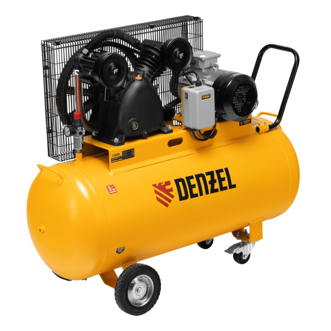 Компрессор воздушный рем. привод BCV 4000-T/200, 4,0 кВт, 200 литров, 690 л/мин Denzel в Ижевске