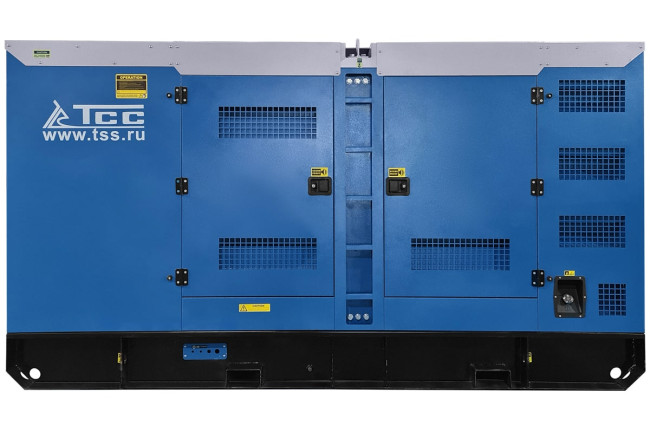 Дизельный генератор ТСС ЭД-200-Т400 с АВР в шумозащитном кожухе на прицепе в Ижевске