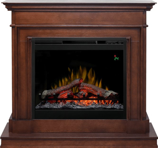 Каминокомплект Newport - Темный дуб с очагом Symphony 26'' DF2624L-INT в Ижевске