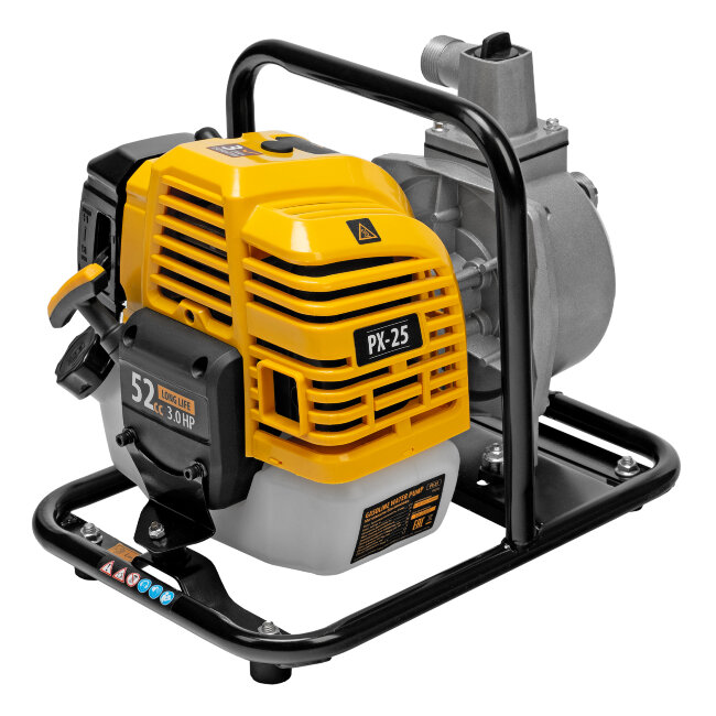 Мотопомпа бензиновая для чистой воды PX-25, 52 см3, 1", 170 л/мин, глуб 8 м, напор 30 м Denzel в Ижевске