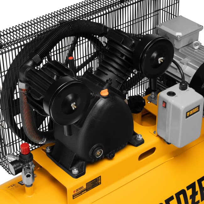 Компрессор воздушный рем. привод BCV 5500-T/200, 5,5 кВт, 200 литров, 850 л/мин Denzel в Ижевске