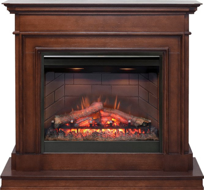 Каминокомплект Newport - Темный дуб с очагом Symphony 26'' DF2608-INT в Ижевске